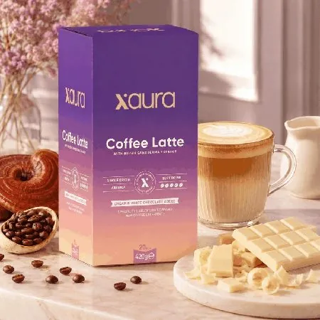 Xaura Coffee Latte mit Reishi Ganoderma
