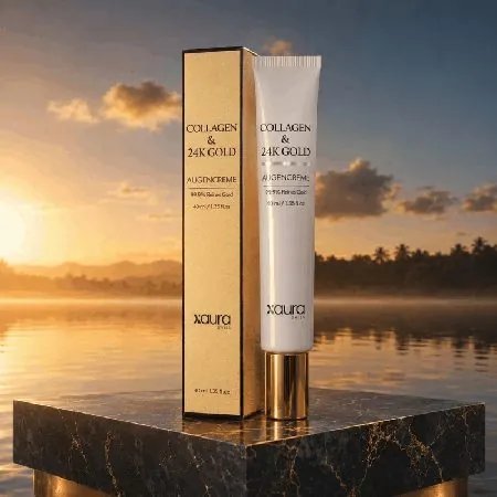Xaura Beauty Collagen & 24K Gold Augencreme