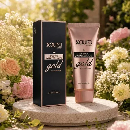 Xaura Beauty 24K Gold Foam Cleansing